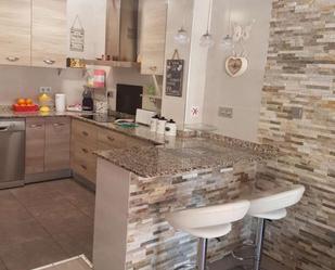 Kitchen of Apartment to share in La Pobla de Farnals  with Air Conditioner and Terrace