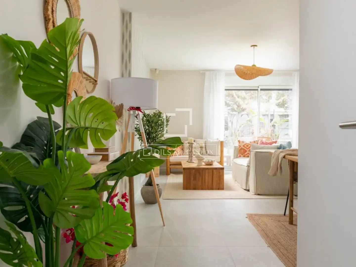 Sala de estar de Piso en venta en Eivissa con Aire acondicionado, Terraza y Piscina