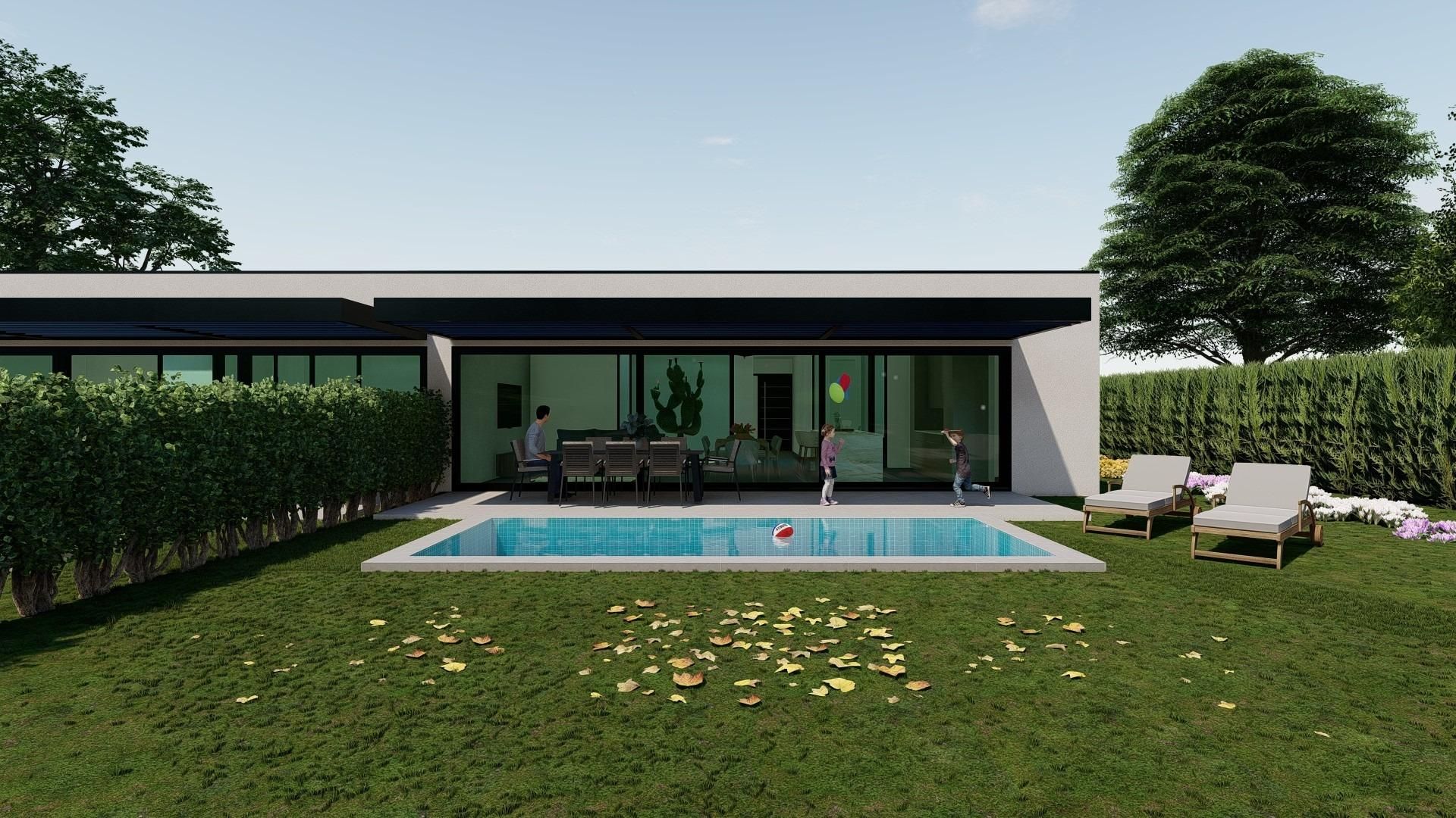 Piscina de Casa adosada en venda en Matadepera amb Jardí privat i Piscina