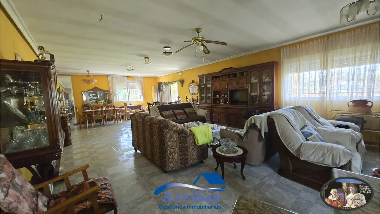 Living room of Houses for sale in Escalona  with Heating, Private garden and Terrace