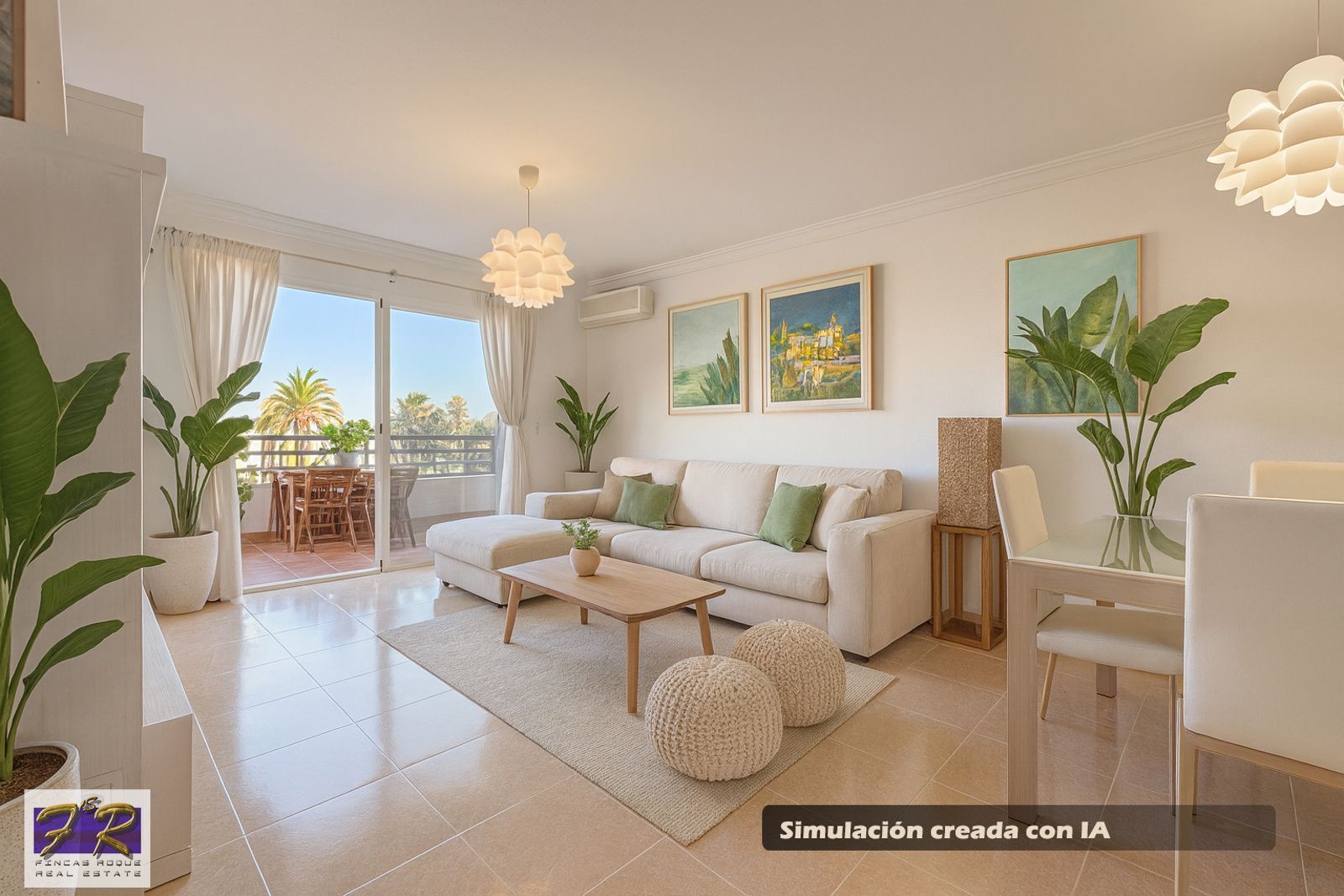 Living room of Flat for sale in Alcúdia  with Air Conditioner, Heating and Terrace
