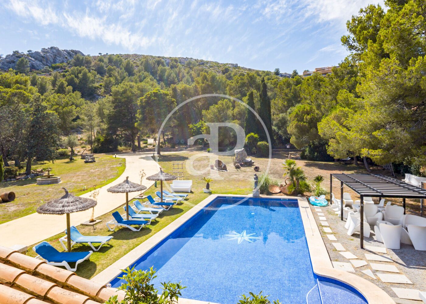 Garden of House or chalet to rent in Pollença  with Private garden, Terrace and Swimming Pool