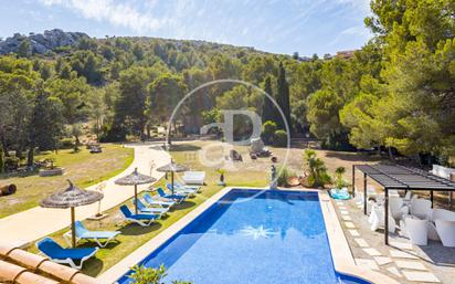 Jardí de Casa o xalet de lloguer en Pollença amb Terrassa i Piscina