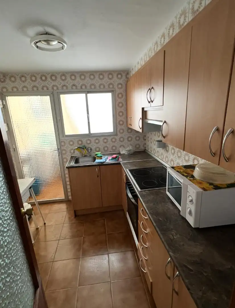 Cocina de Apartamento en venta en Cullera con Terraza, Amueblado y Horno