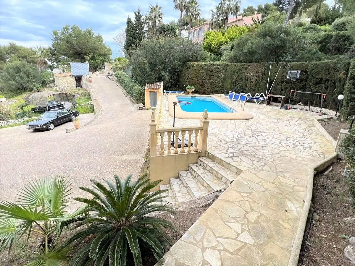 Exterior view of Houses for sale in Jávea / Xàbia  with Air Conditioner, Private garden and Terrace