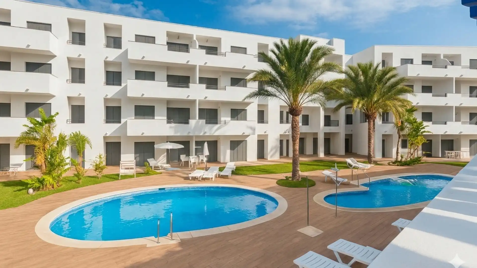 Piscina de Apartamento en venta en Vera con Aire acondicionado, Amueblado y Internet