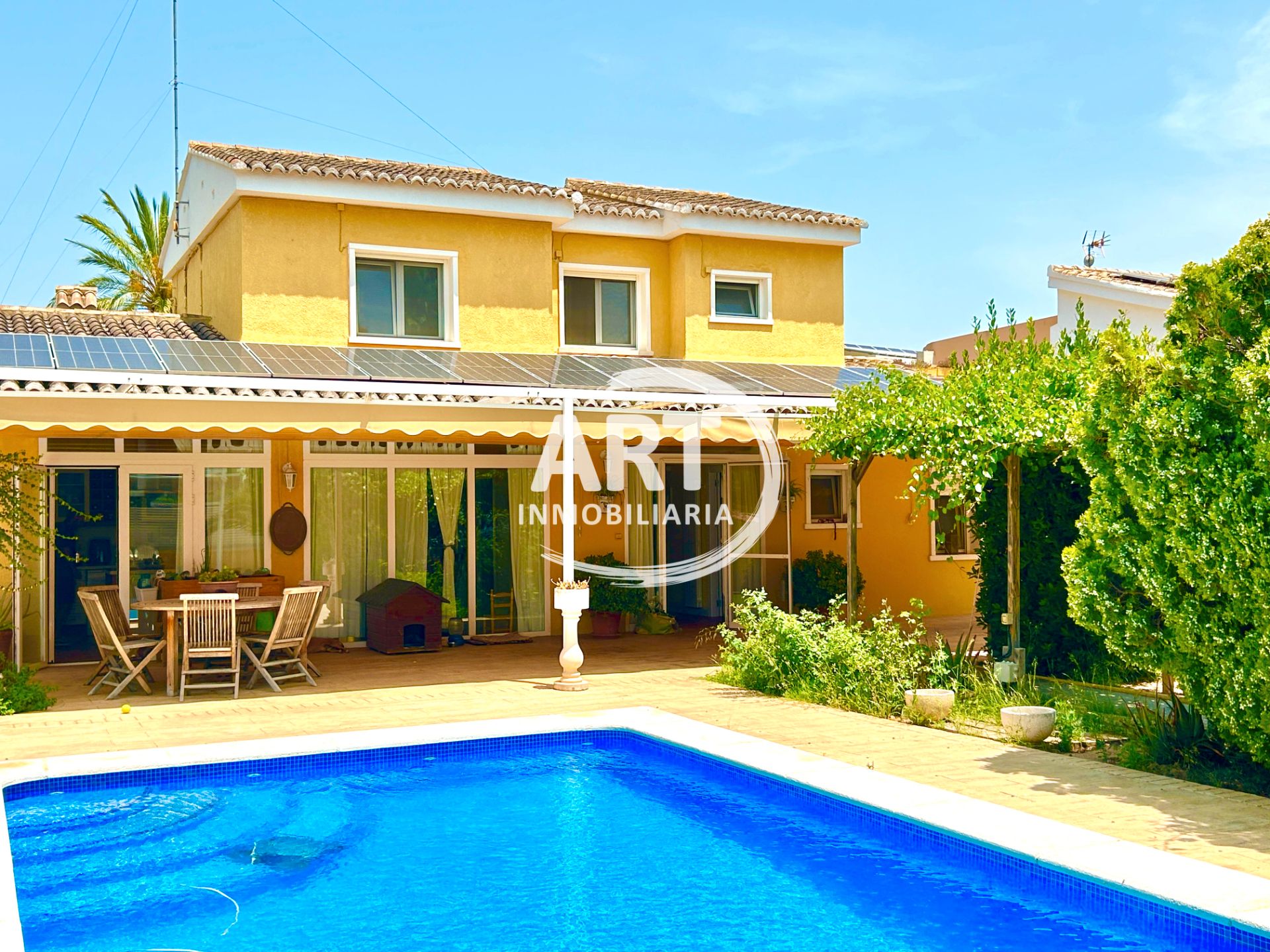 Garden of House or chalet for sale in Paterna  with Air Conditioner, Heating and Private garden
