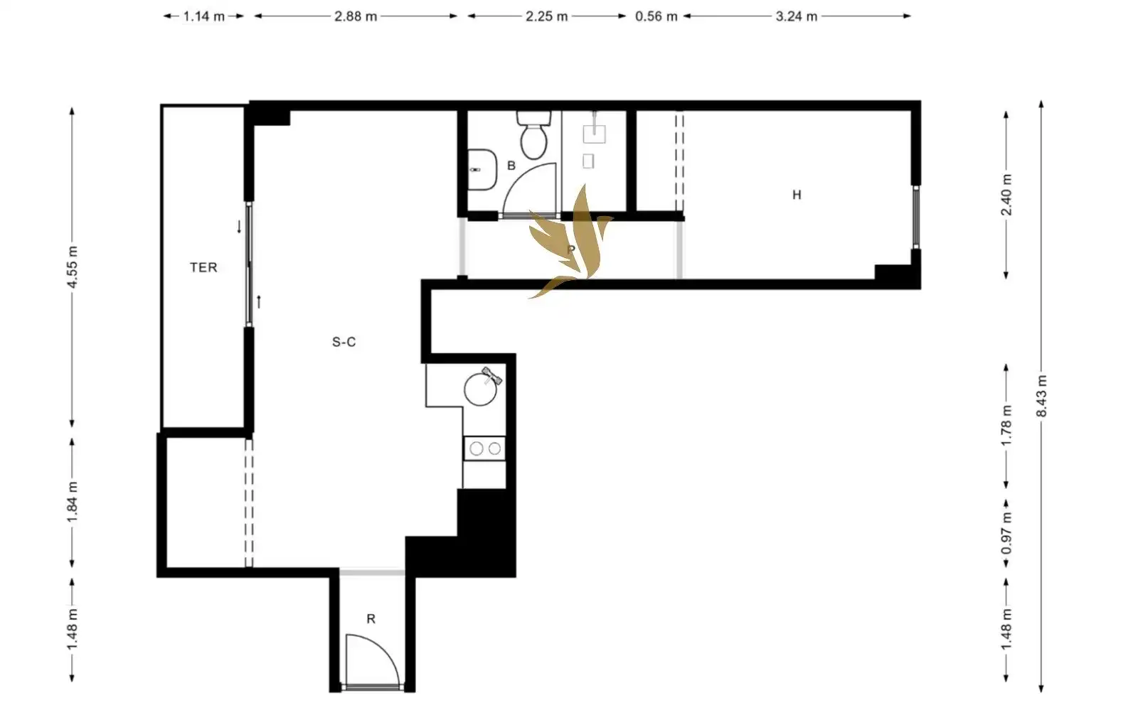 Wohnung mit Terrasse zum Verkauf in meridiana, imagen 2