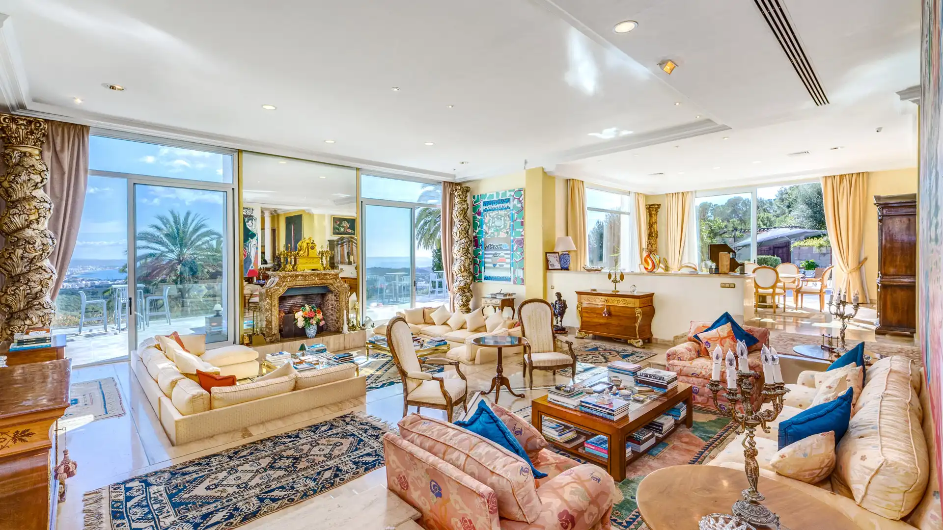 Sala de estar de Casa o chalet en venta en  Palma de Mallorca con Aire acondicionado, Calefacción y Parquet