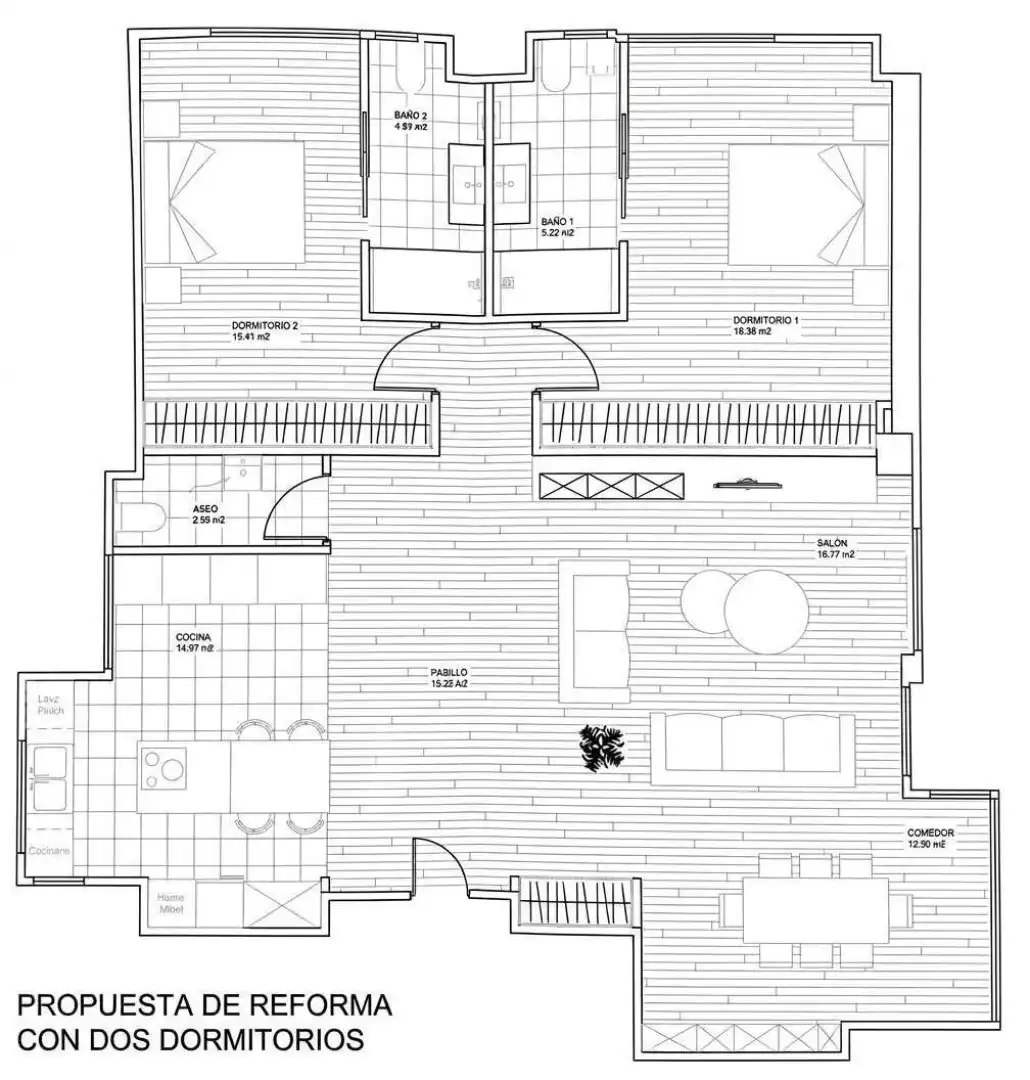 Piso en venta en A Coruña Capital  con Calefacción