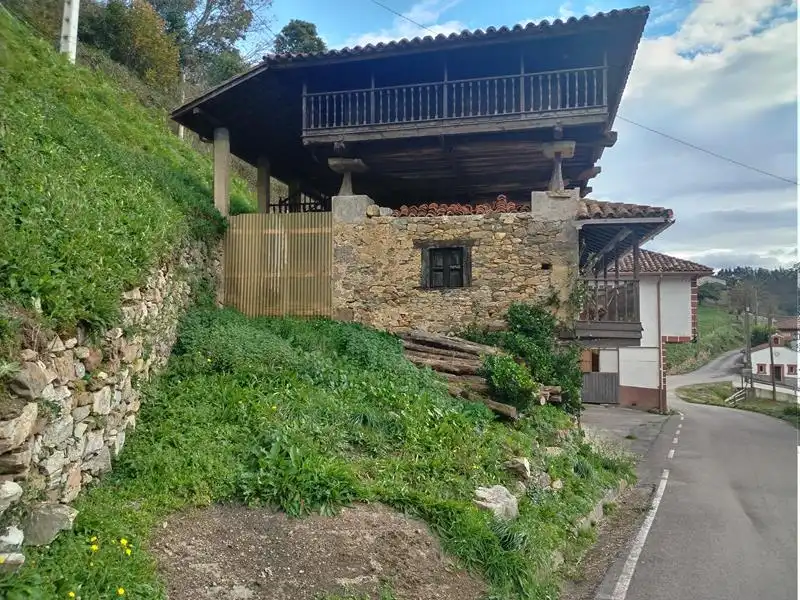 Vista exterior de Finca rústica en venta en Salas con Amueblado