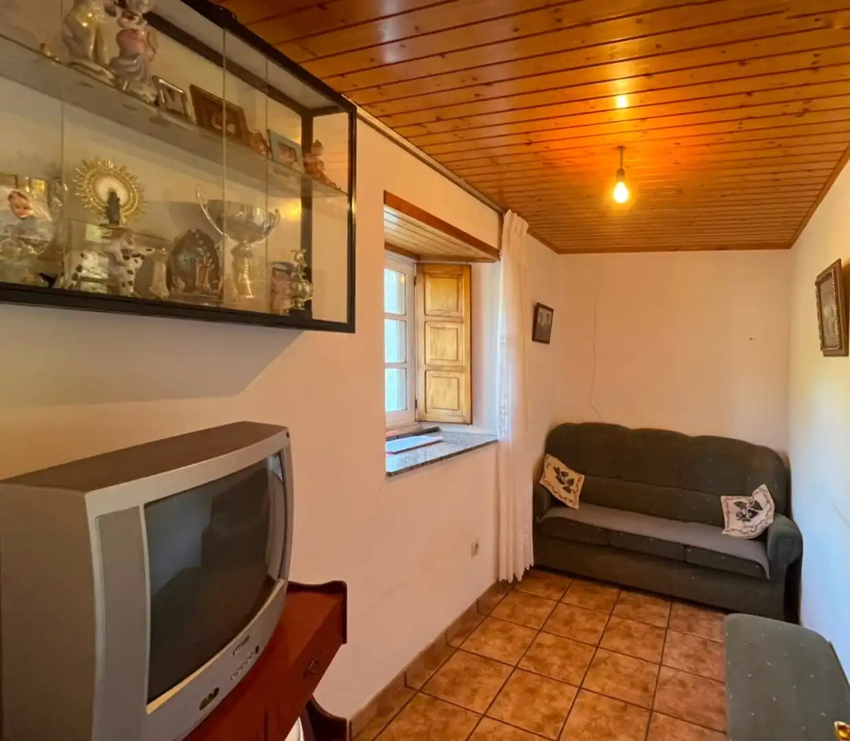 Living room of Houses for sale in Vilasantar  with Private garden, Parquet flooring and Furnished