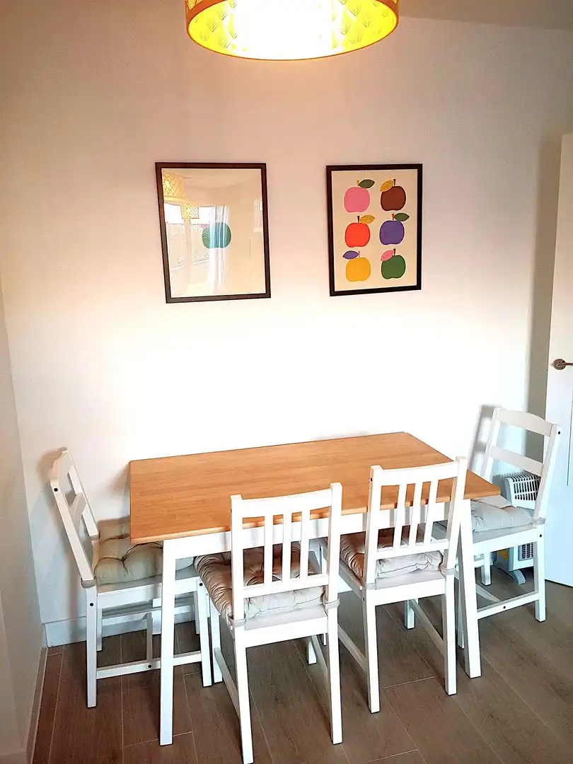 Dining room of Flat for rent in Valladolid  with Heating, Terrace and Swimming Pool