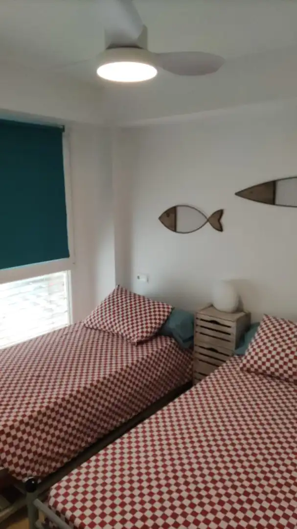 Schlafzimmer von Maisonette zur Miete in Palamós mit Klimaanlage, Terrasse und Möbliert