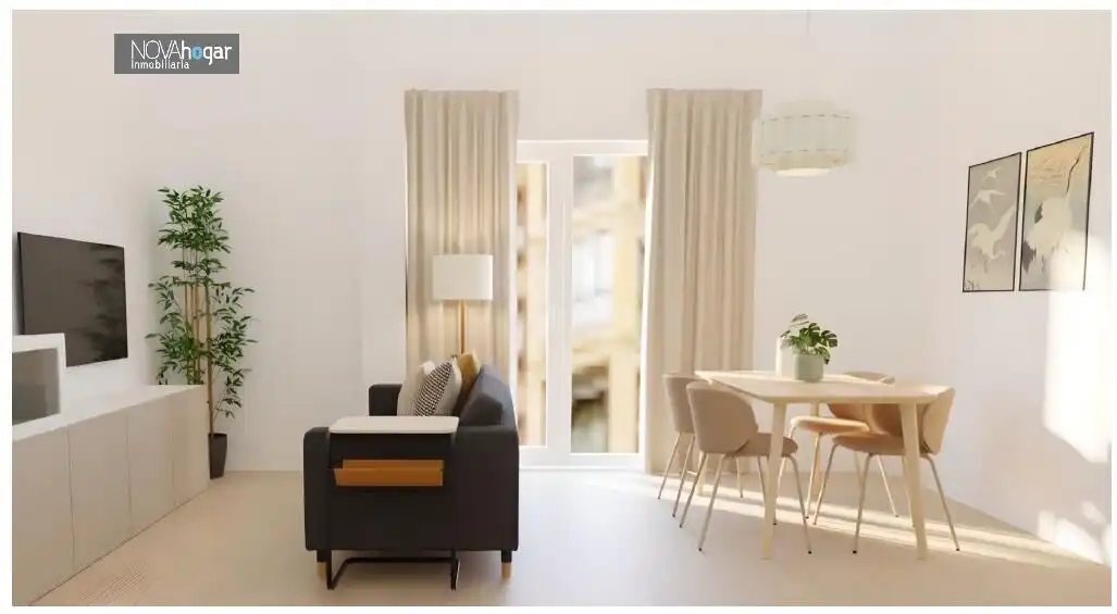 Sala de estar de Piso en venta en Málaga con Aire acondicionado y Terraza