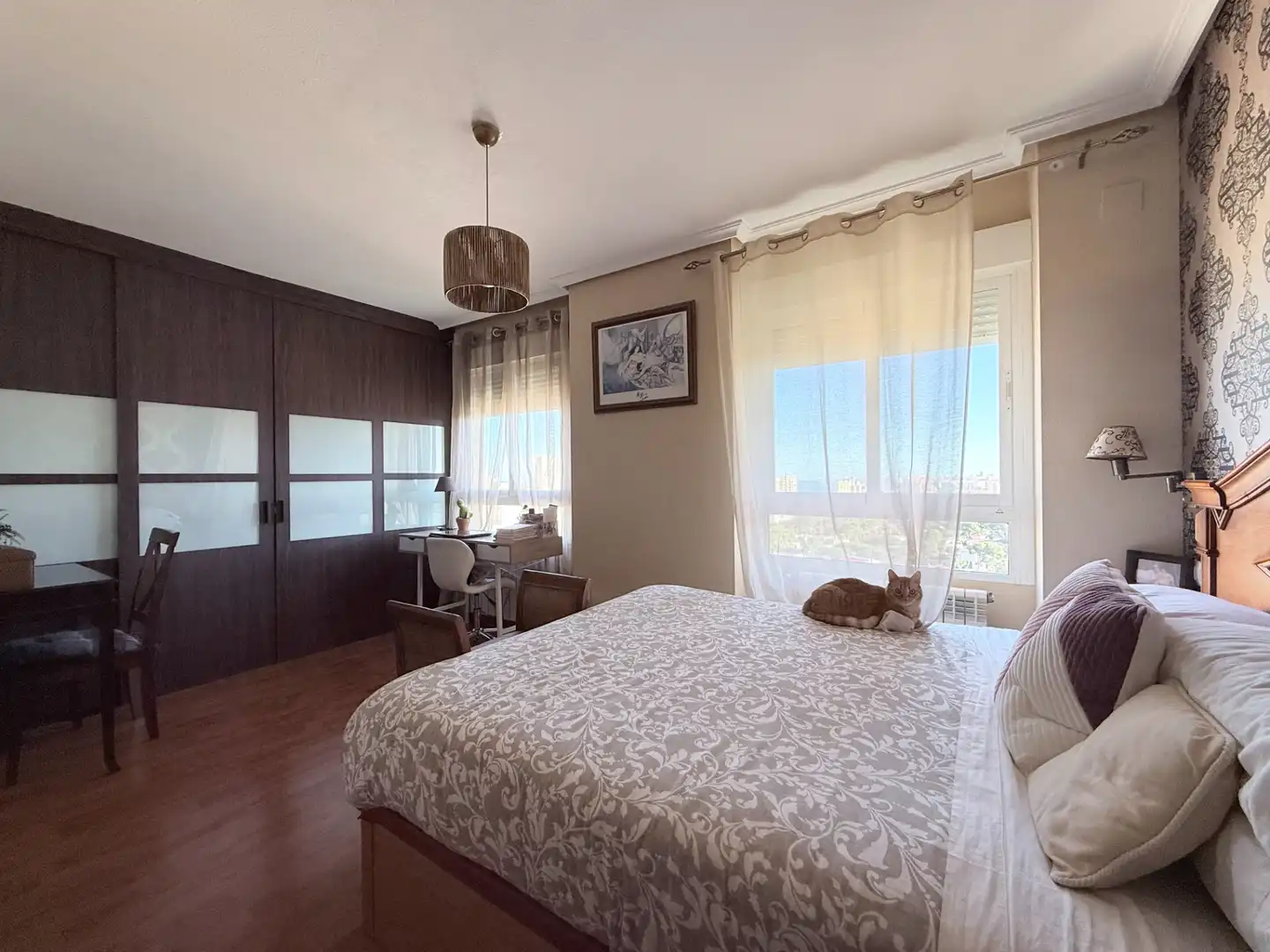 Schlafzimmer von Wohnung zum Verkauf in El Campello mit Klimaanlage, Heizung und Parkett