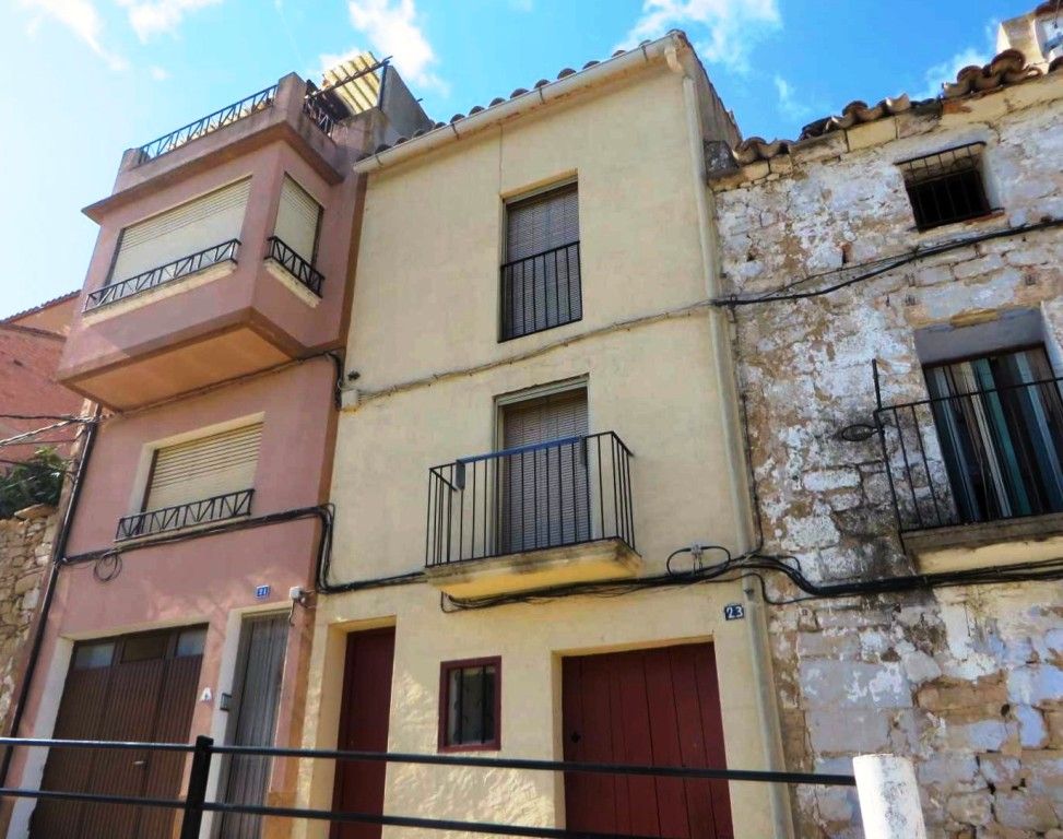 Exterior view of House or chalet for sale in Mazaleón  with Heating, Storage room and Furnished