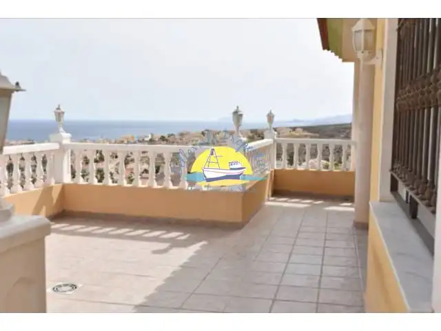Terraza de Casa o chalet en venta en Mazarrón con Jardín privado, Terraza y Piscina