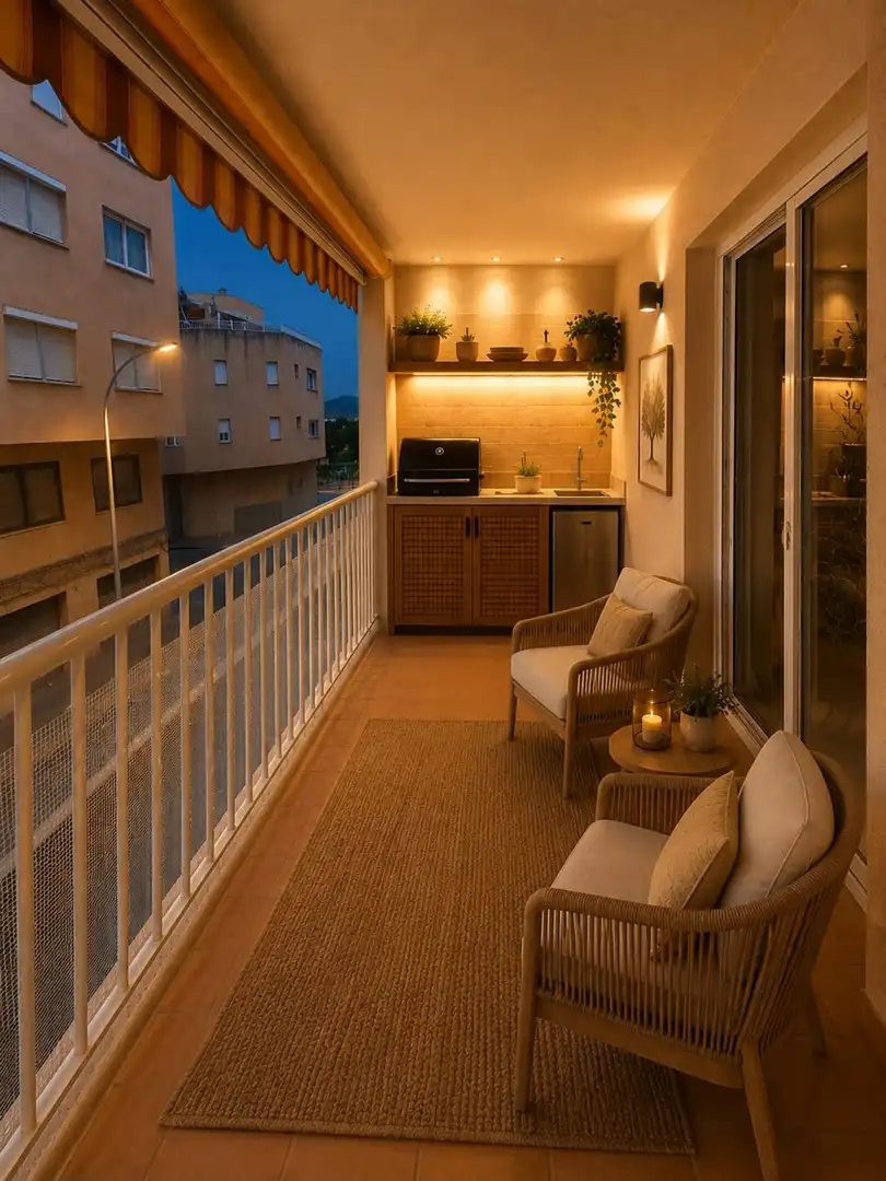 Terrasse von Wohnung zum Verkauf in  Palma de Mallorca mit Klimaanlage, Heizung und Terrasse