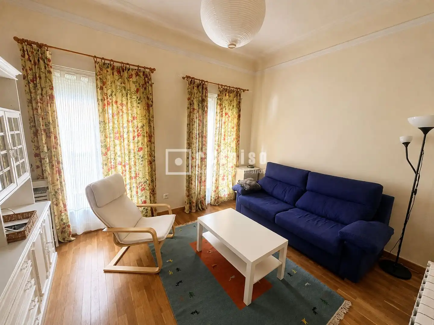 Sala de estar de Piso en venta en Madrid con Calefacción, Parquet y Terraza