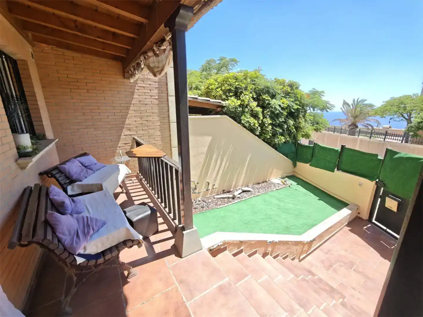 Terraza de Casa o chalet en venta en El Rosario con Jardín privado, Trastero y Piscina