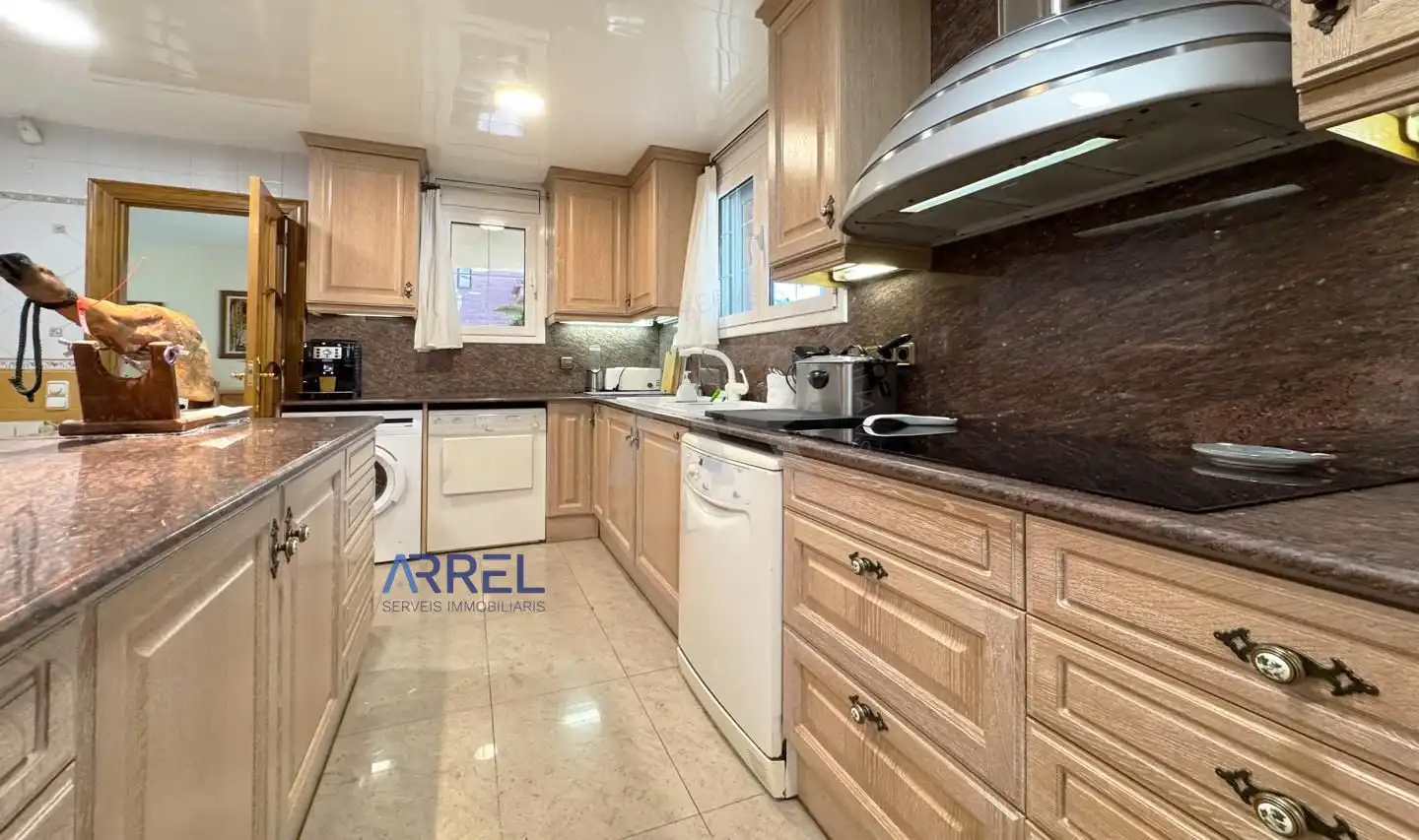 Cocina de Casa o chalet en venta en Vallromanes con Jardín privado, Terraza y Piscina