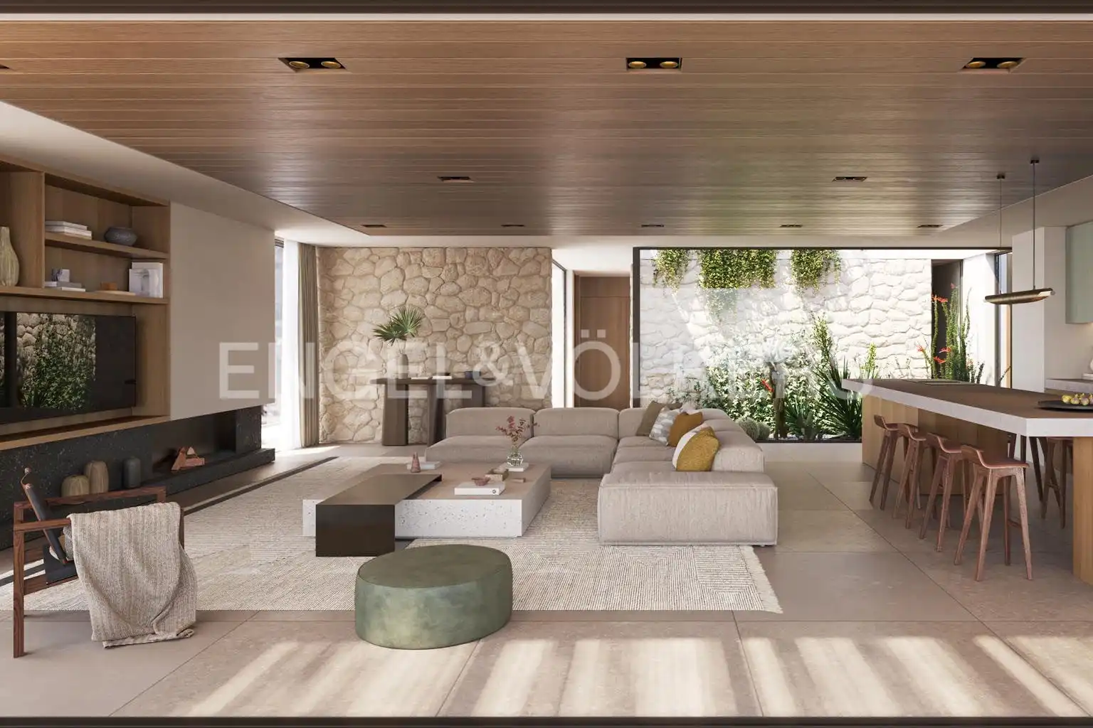Sala de estar de Casa o chalet en venta en Adeje con Aire acondicionado, Terraza y Piscina