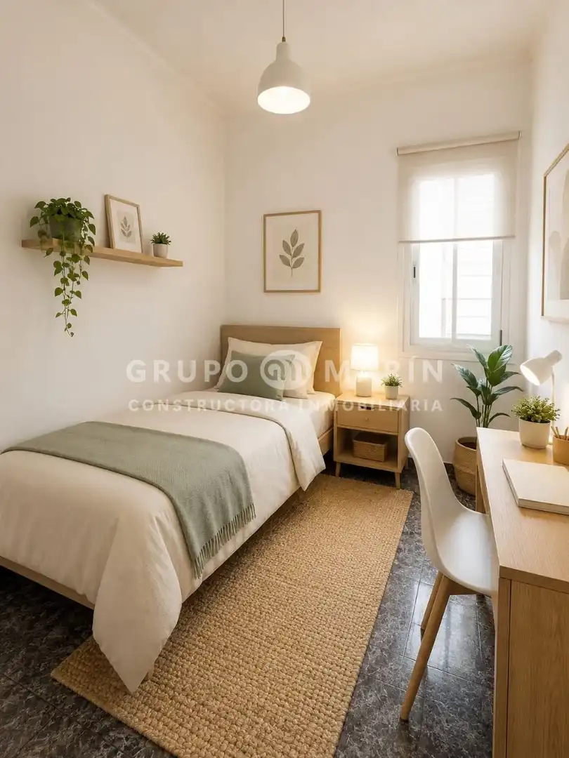 Bedroom of Flat for sale in Badalona  with Balcony