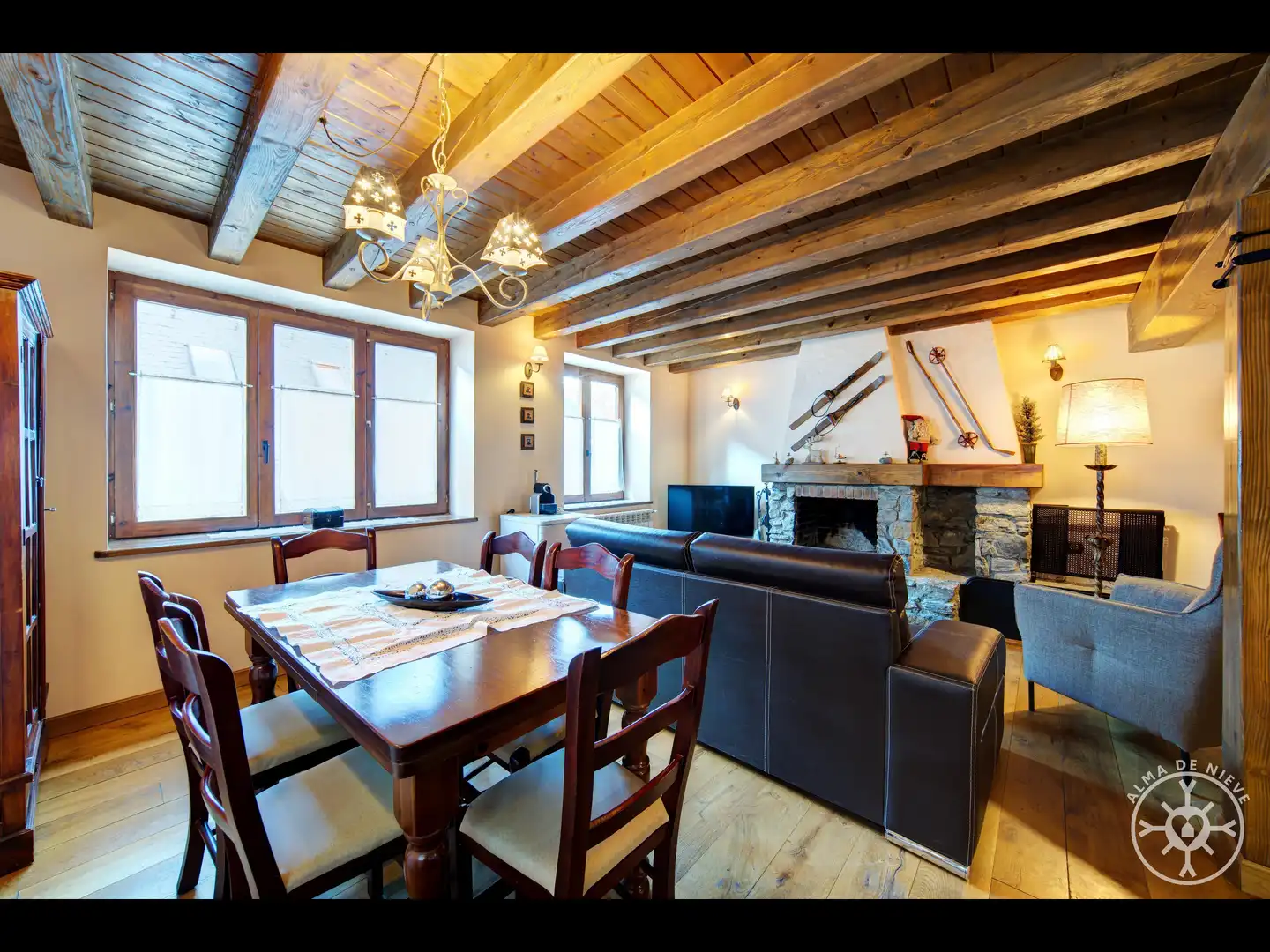 Sala de estar de Casa o chalet en venta en Naut Aran con Amueblado