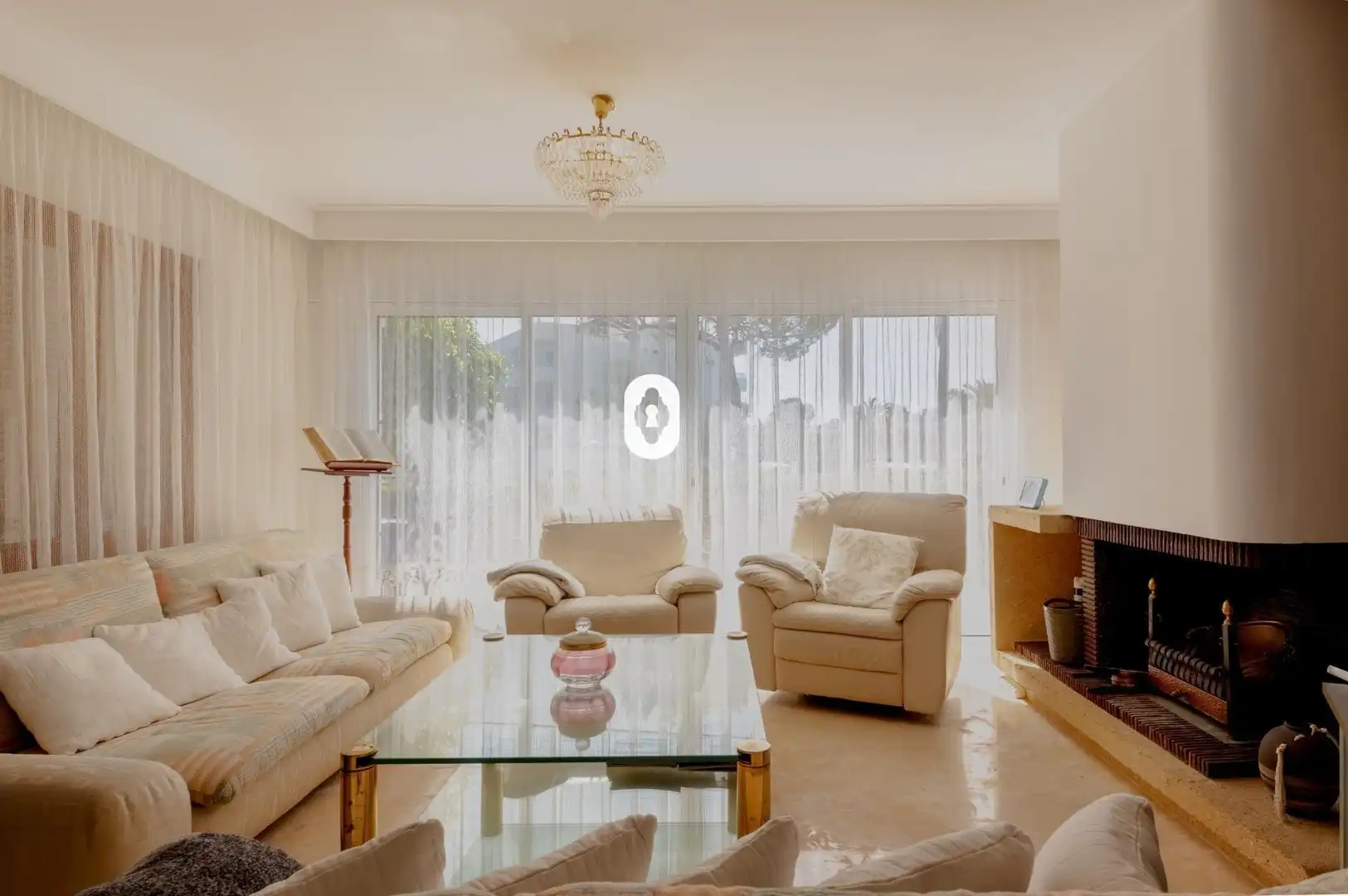 Sala d'estar de Casa o xalet en venda en Santa Margalida amb Jardí privat i Parquet
