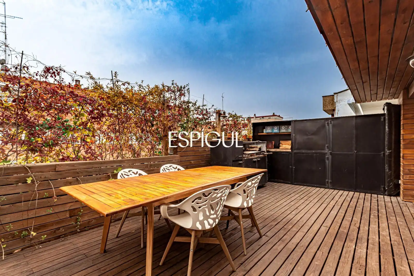 Terrasse von Dachboden zum Verkauf in Madrid mit Klimaanlage, Heizung und Parkett