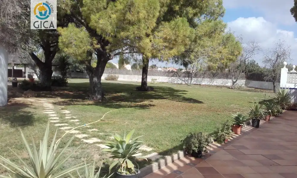 Garden of Houses for sale in Jerez de la Frontera  with Terrace, Swimming Pool and Alarm