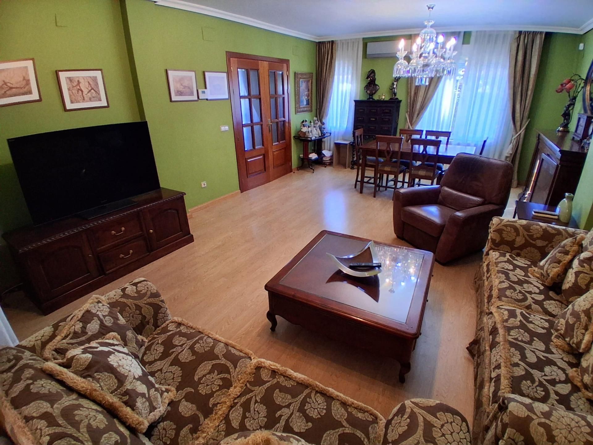 Living room of Single-family semi-detached for sale in  Albacete Capital  with Air Conditioner, Heating and Private garden