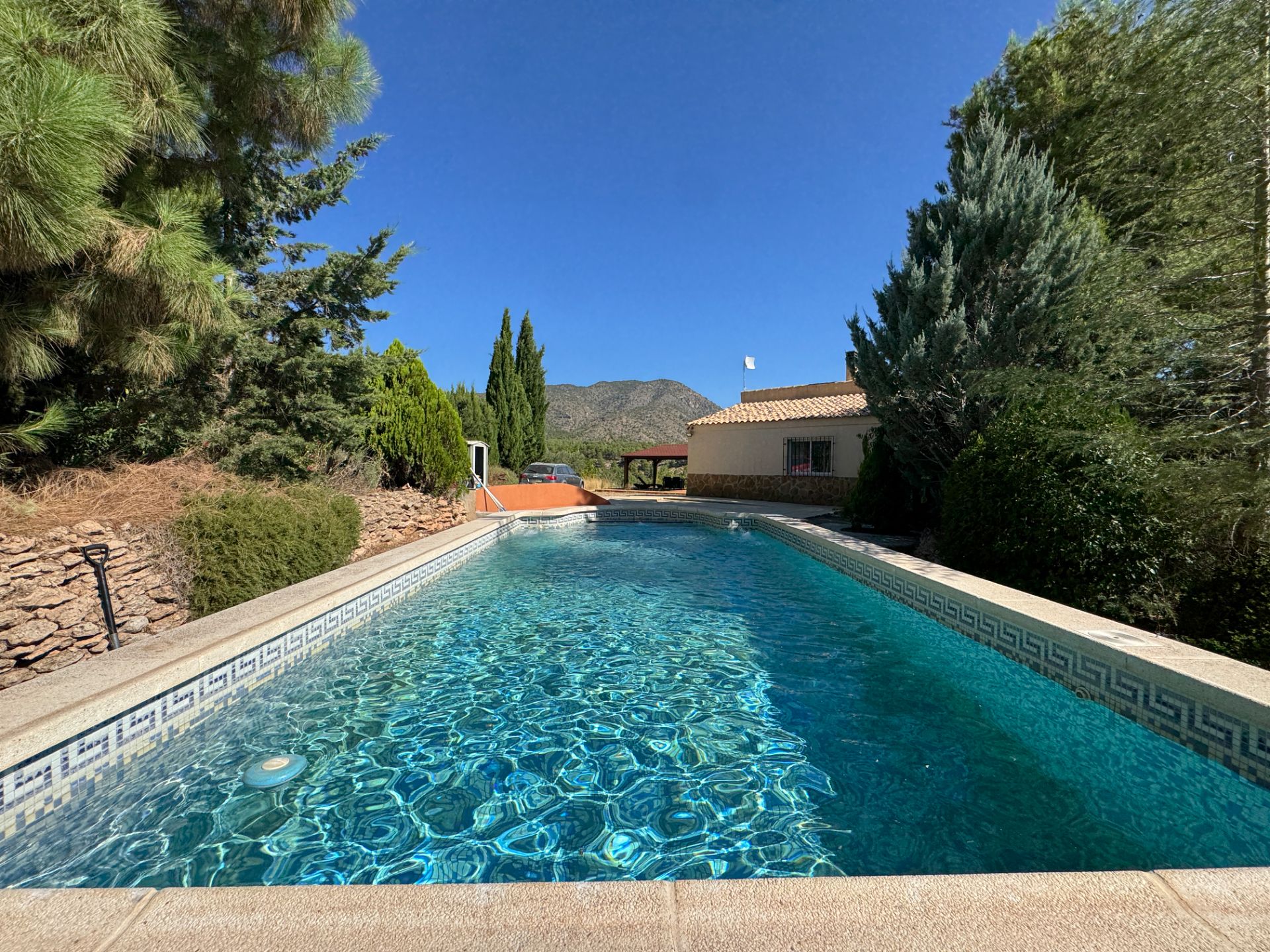 Piscina de Casa o xalet en venda en Caravaca de la Cruz amb Aire condicionat, Jardí privat i Terrassa