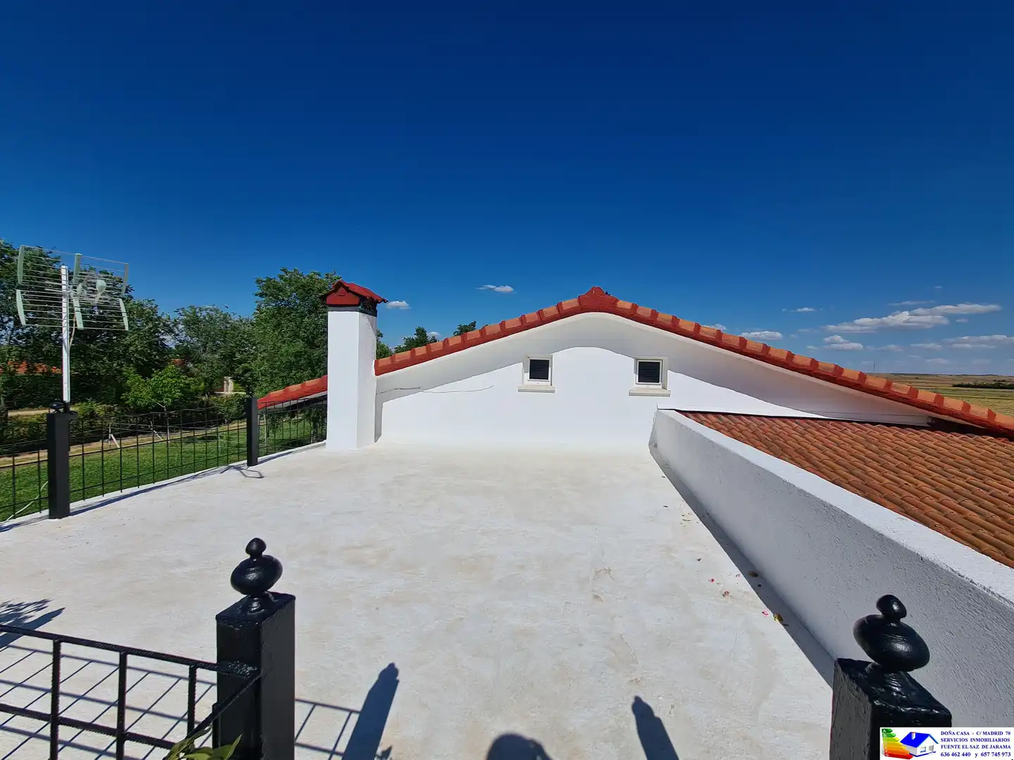 Terraza de Casa o chalet en venta en Fuente El Saz de Jarama con Aire acondicionado, Calefacción y Jardín privado
