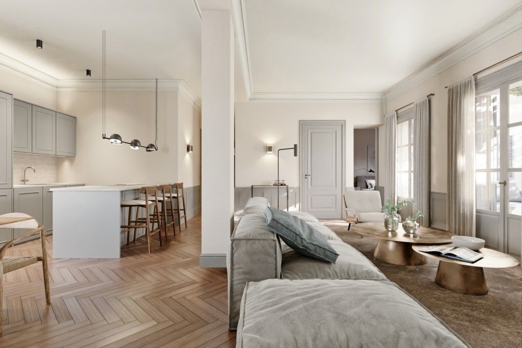 Living room of Attic for sale in  Palma de Mallorca  with Air Conditioner, Heating and Terrace