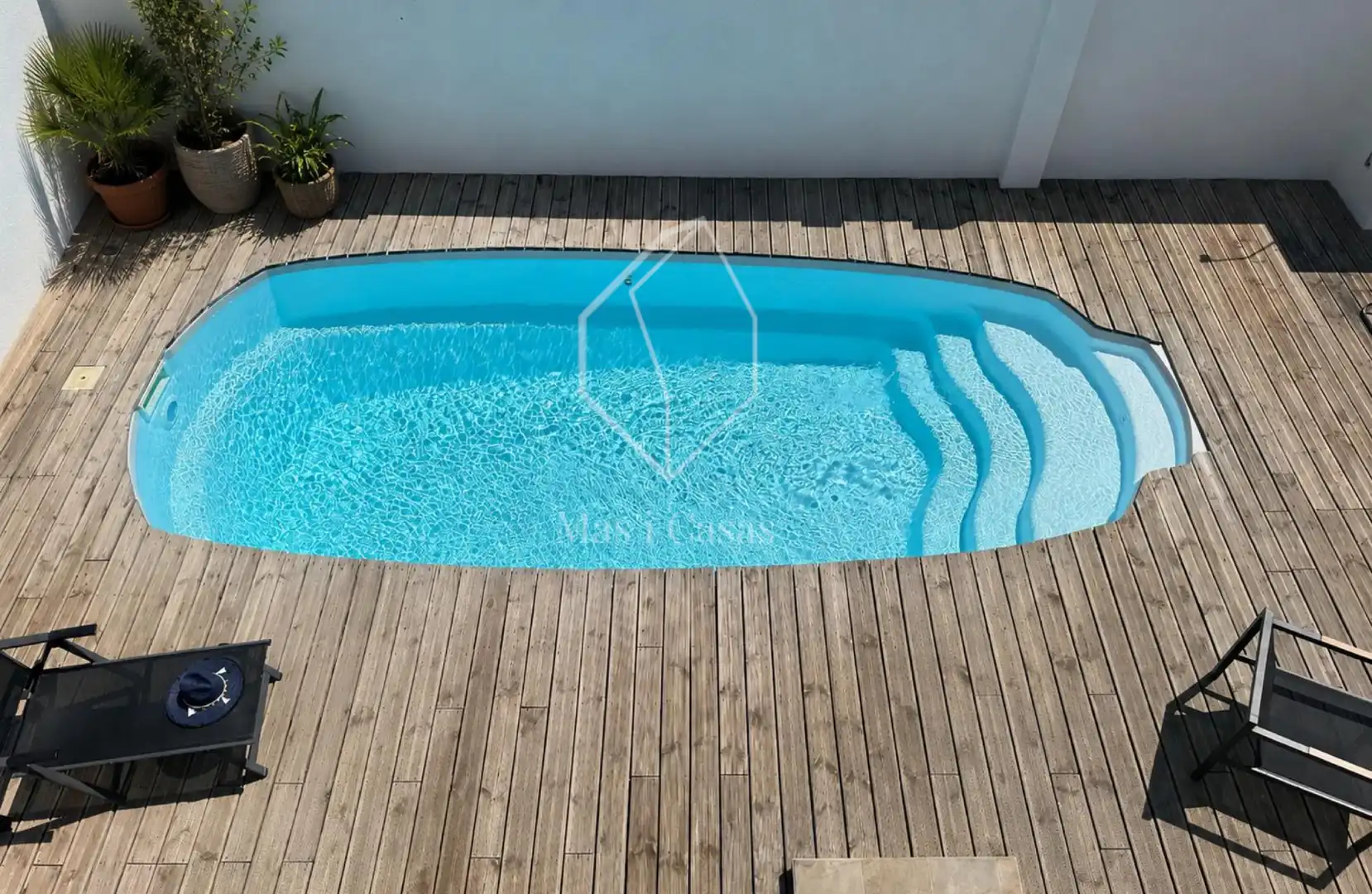 Schwimmbecken von Haus oder Chalet zum Verkauf in L'Escala mit Klimaanlage, Privatgarten und Terrasse