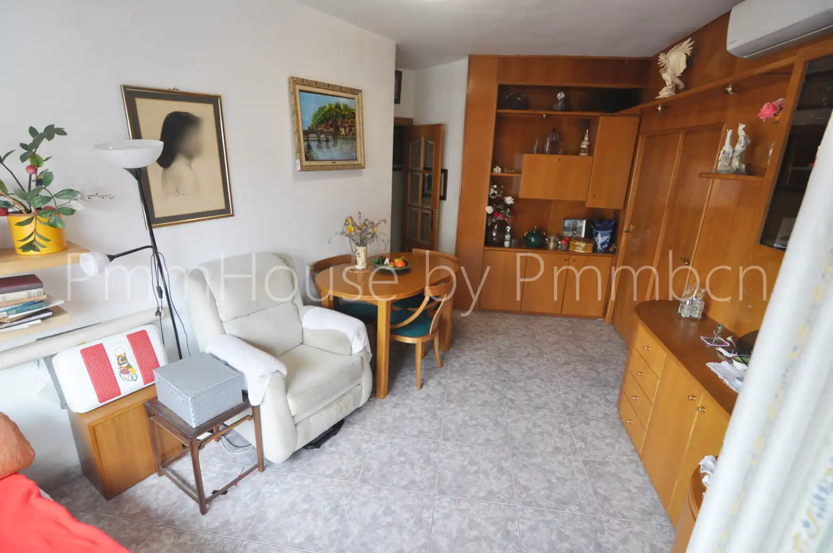 Sala de estar de Piso en venta en Barcelona con Aire acondicionado y Balcón