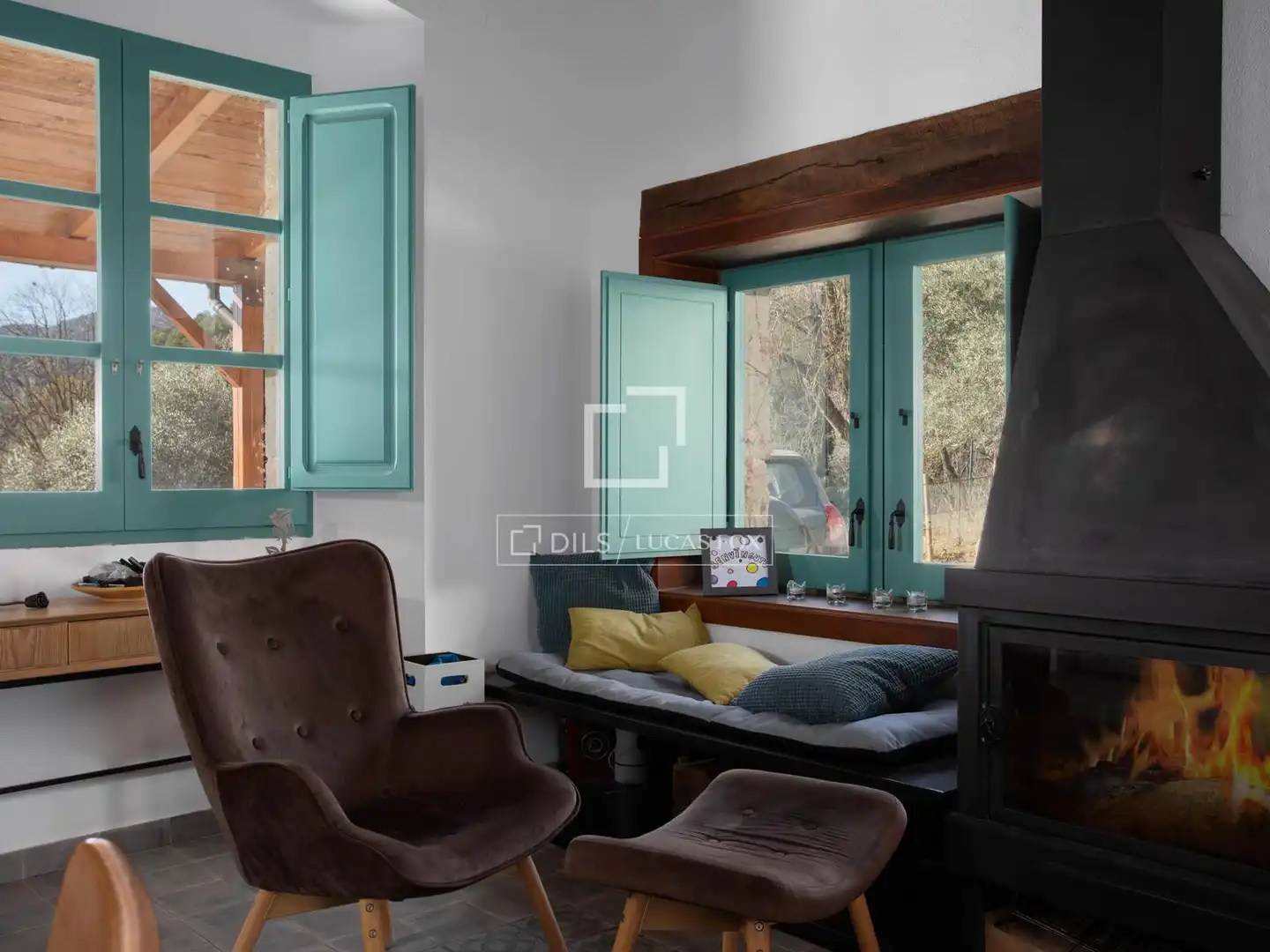 Living room of Country homes for sale in Banyoles  with Heating, Private garden and Terrace