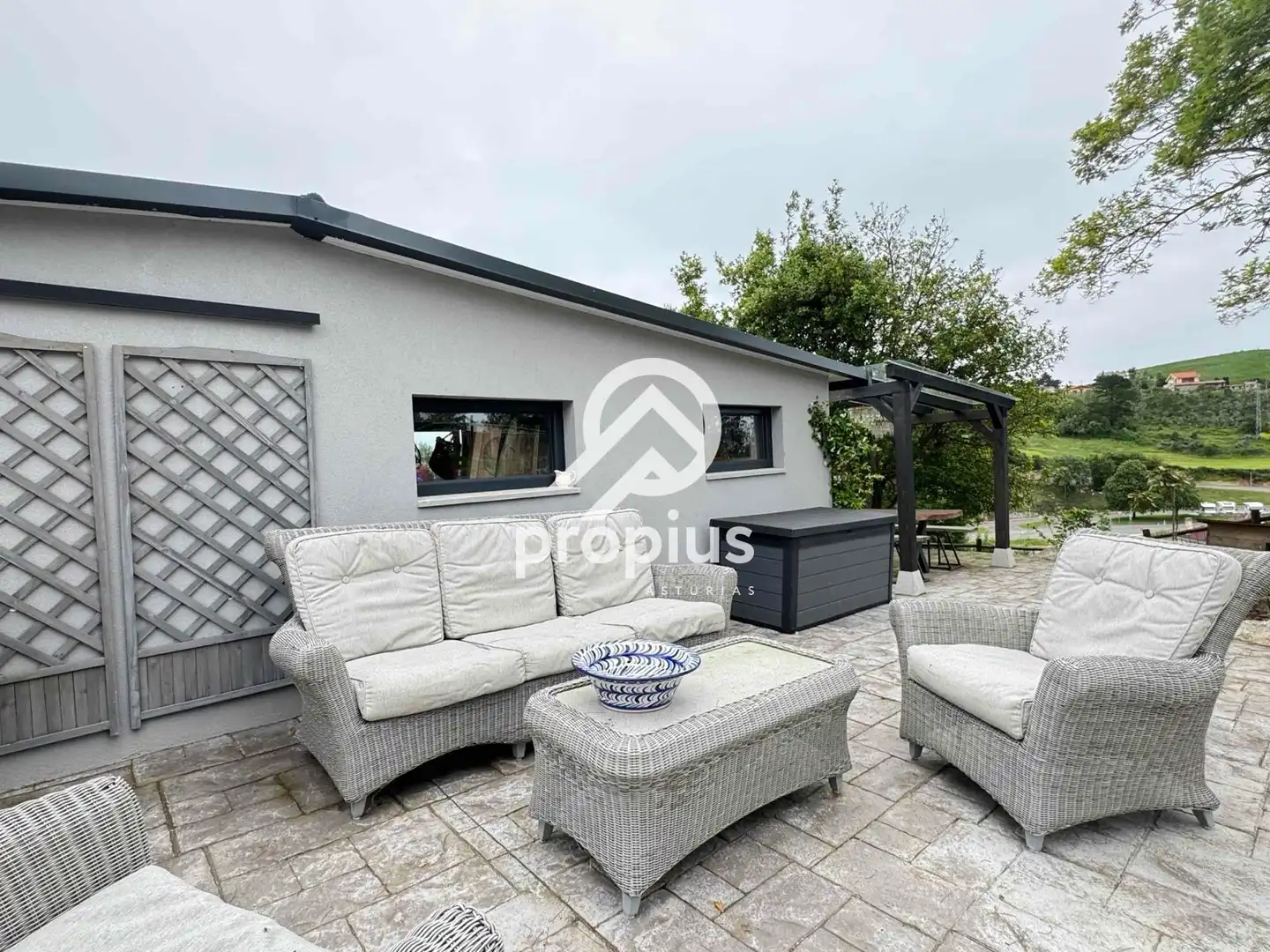 Terraza de Casa o chalet en venta en Ribadesella con Calefacción, Jardín privado y Terraza