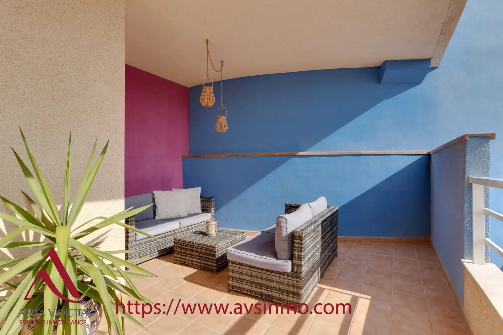 Terrace of Apartments for rent in Orihuela  with Air Conditioner, Furnished and Oven