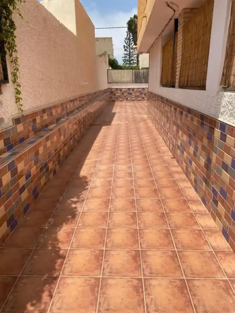 Terraza de Casa adosada de alquiler en Mazarrón con Aire acondicionado, Jardín privado y Trastero