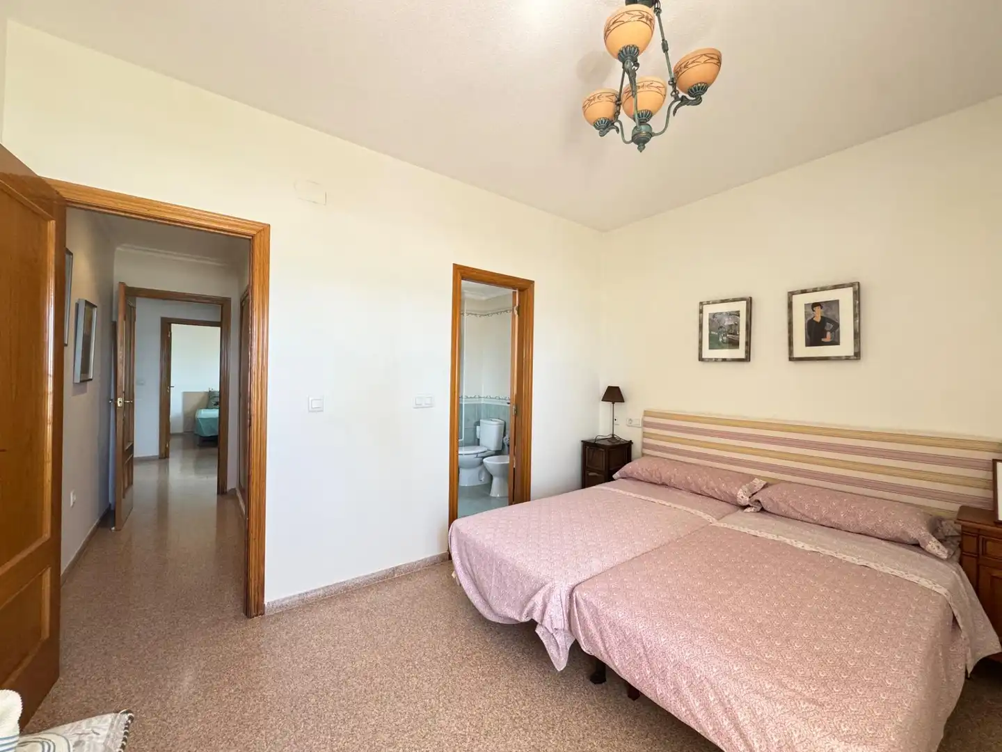 Bedroom of Ground floor for sale in El Campello  with Air Conditioner, Private garden and Community pool