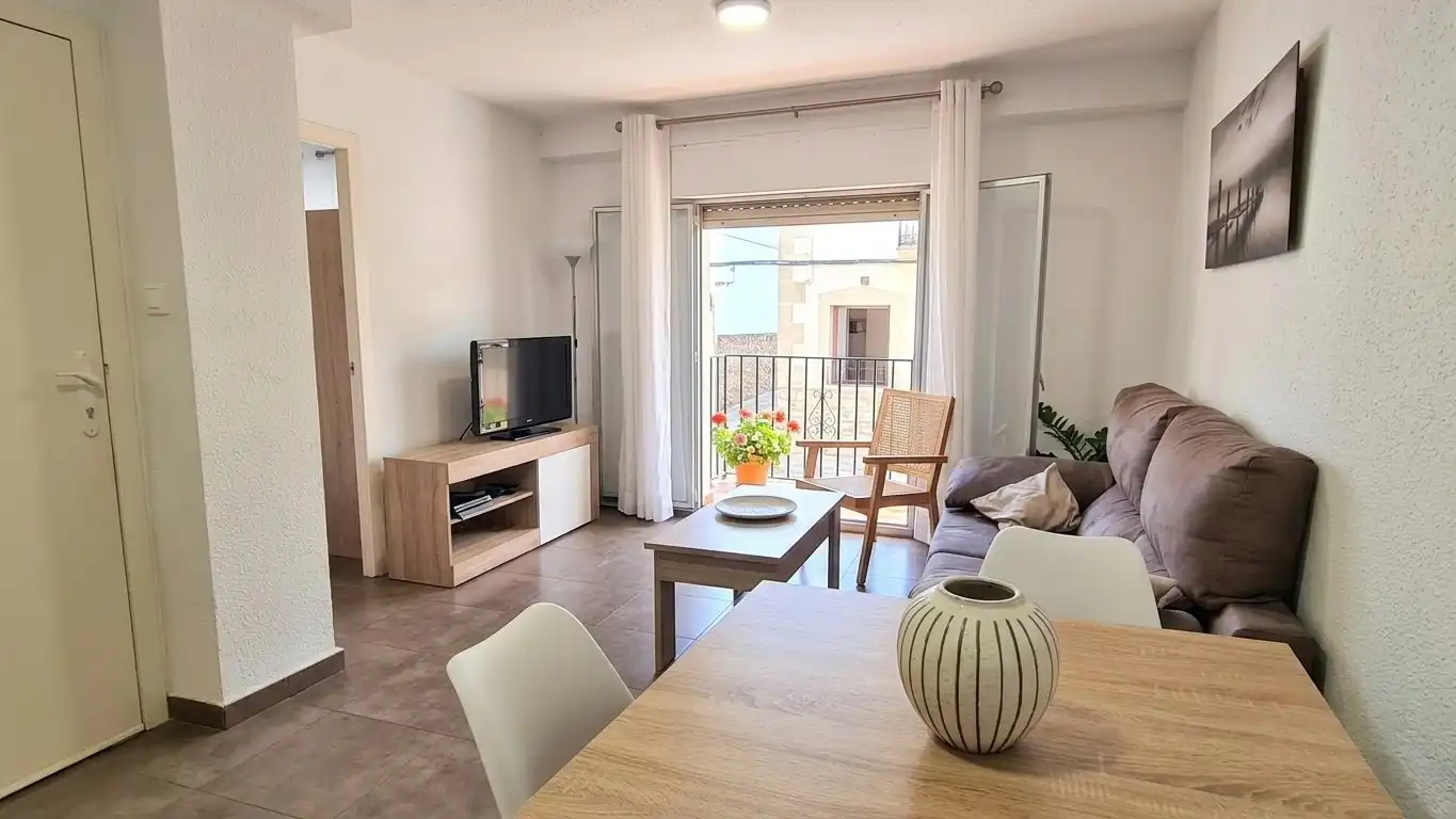 Living room of Flat for rent in Santa Pola  with Terrace, Furnished and Oven