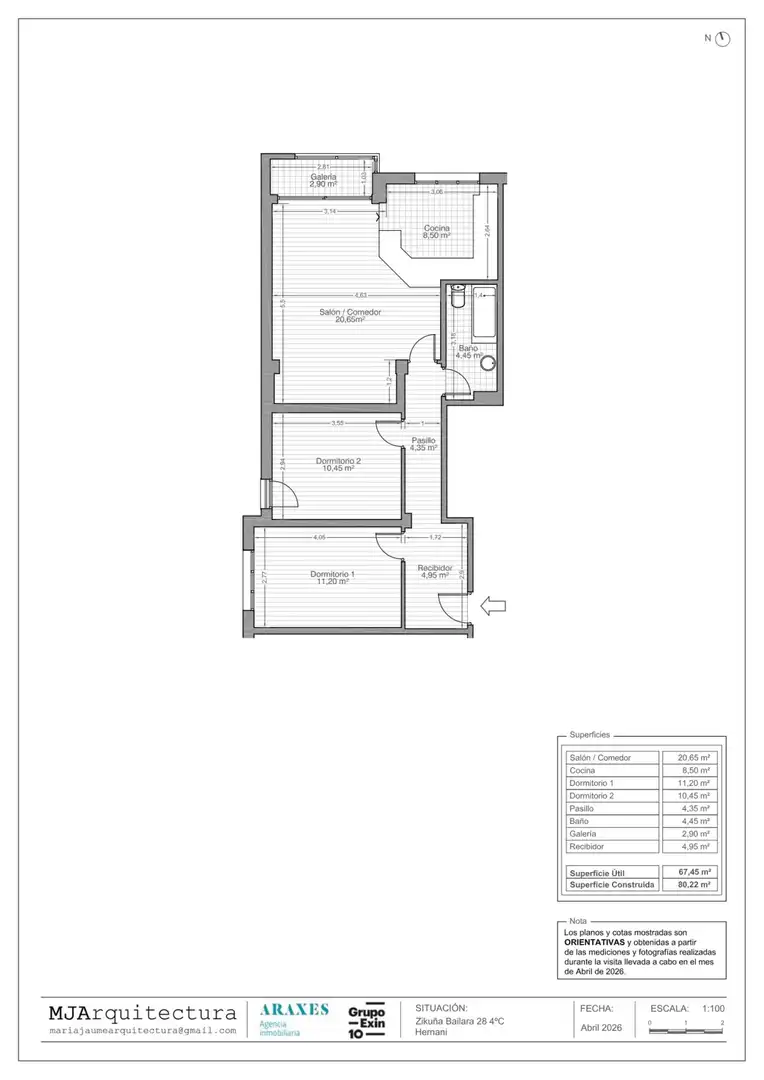 Piso en venta en Hernani con Calefacción y Balcón