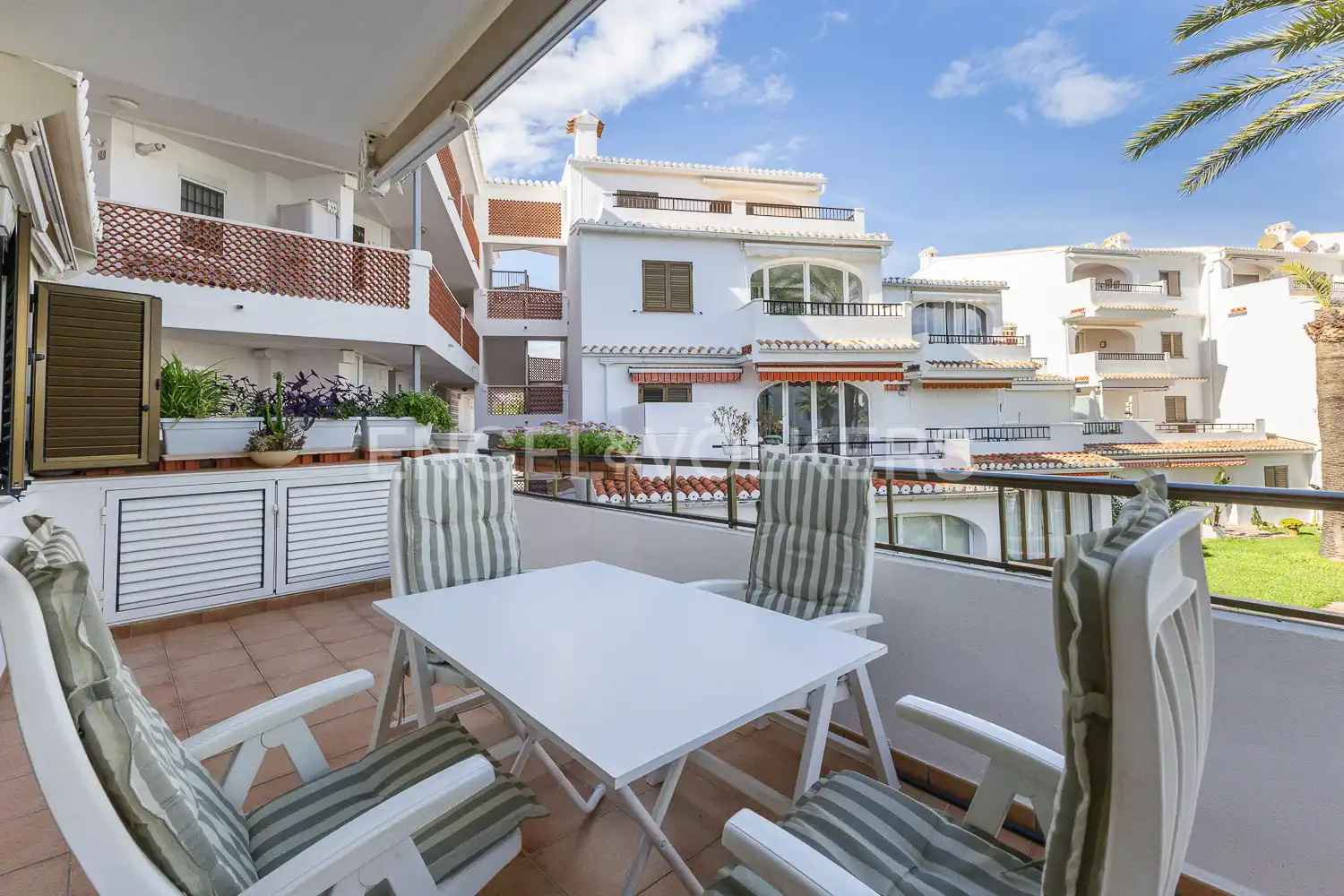 Terrace of Flat for rent in Dénia  with Air Conditioner, Heating and Terrace