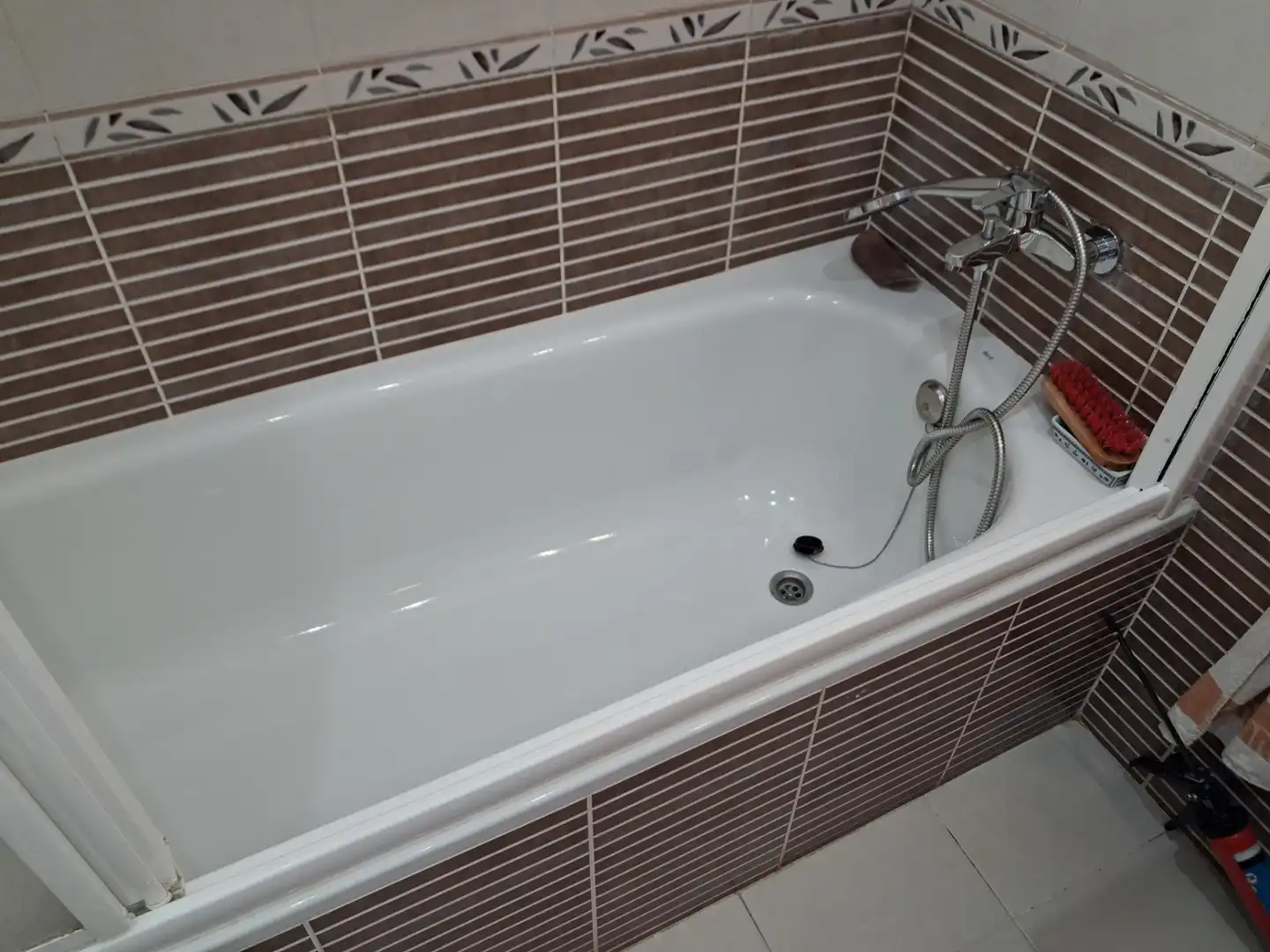 Bathroom of Apartments for rent in Castelldefels  with Terrace, Furnished and Community pool