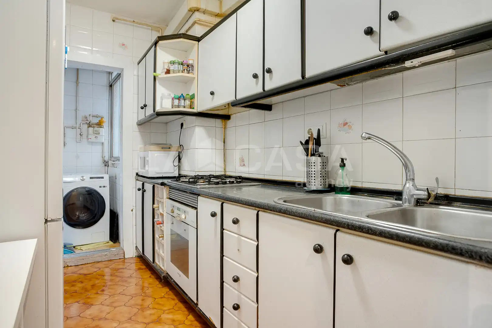 Cocina de Piso en venta en Sant Adrià de Besòs con Balcón