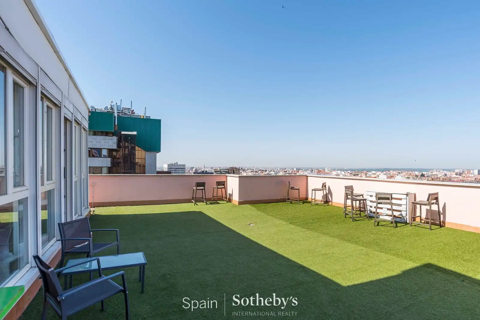 Terraza de Ático de alquiler en Madrid con Aire acondicionado, Calefacción y Terraza
