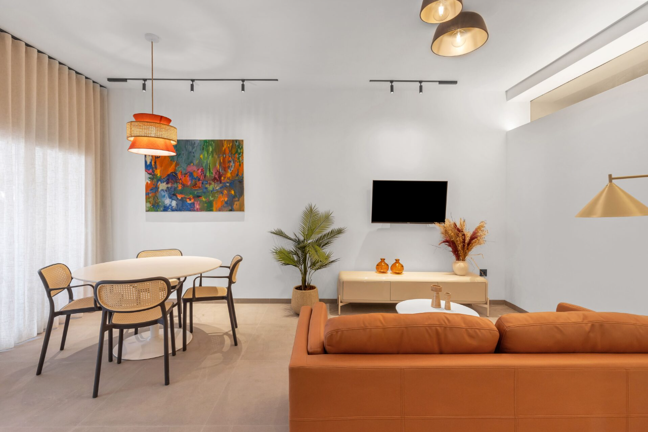 Sala de estar de Piso de alquiler en Torrevieja con Aire acondicionado, Calefacción y Terraza